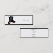 USA Combat Boots Mini Visitenkarte (Vorne/Hinten)