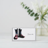 USA Combat Boots Visitenkarte (Stehend Vorderseite)