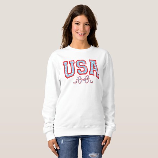 USA | Coquette University Sweatshirt (Vorne ganz)