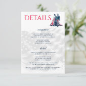 USA Couple Begleitkarte (Stehend Vorderseite)