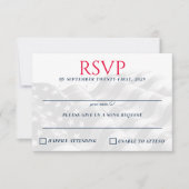 USA Couple RSVP Karte (Vorderseite)