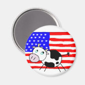 USA Cow Magnet (Vorderseite/Rückseite)