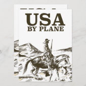 USA Cowboy Travel Poster (Vorne/Hinten)
