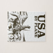 USA Cowboy Travel Poster Puzzle (Horizontal)