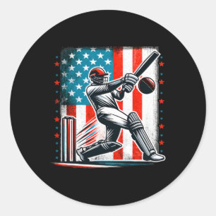 Usa Cricket Trikot Usa Cricket Team Fan Unterstütz Runder Aufkleber