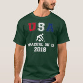 USA Curling Miracurl On Ice 2018 Tshirt_1 T-Shirt (Vorderseite)