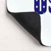 USA Custom Logo Design Mousepad (Ecke)