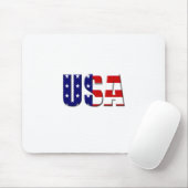 USA Custom Logo Design Mousepad (Mit Mouse)