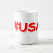 "#USA" Cute Design. Buy Now Kaffeetasse (Mittel)