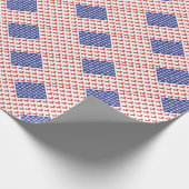 USA-Dackel Geschenkpapier (Ecke)