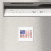 USA-Dackel Magnet (In Situ (Geschirrspüler))