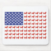 USA-Dackel Mousepad (Vorne)