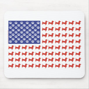 USA-Dackel Mousepad