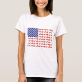 USA-Dackel T-Shirt (Vorderseite)