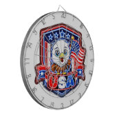 USA DARTSCHEIBE (Vorderseite Links)