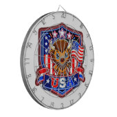 USA DARTSCHEIBE (Vorderseite Links)