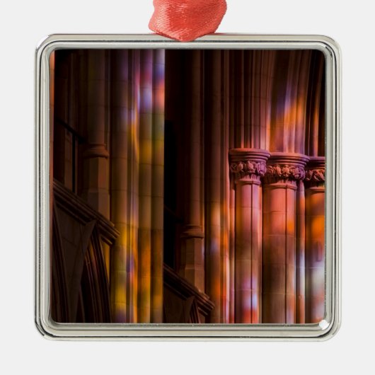 USA, DC, Staatsangehöriger Washingtons, Washington Silbernes Ornament (Vorne)