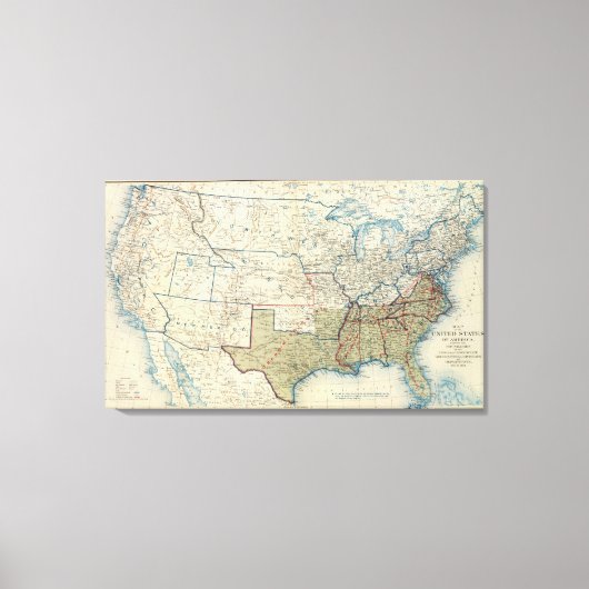 USA Dec 1863 Leinwanddruck (Vorderseite)