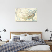 USA Dec 1863 Leinwanddruck (Insitu (Schlafzimmer))
