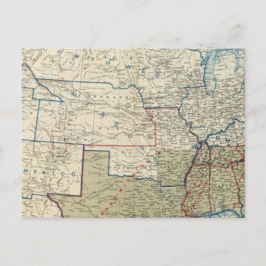 USA Dec 1863 Postkarte (Vorderseite)