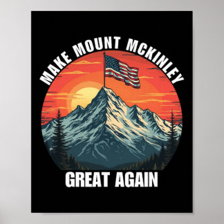 Usa Denali-Nationalpark Mount McKinley Mount Dena Poster