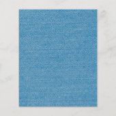 USA Denim themed Girl Graduation Party Einladung Flyer (Hinten)