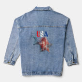 USA-Denimjacke Jeansjacke (Rückseite)