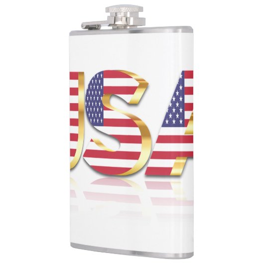 USA der Flaggen der USA Flachmann (Links)