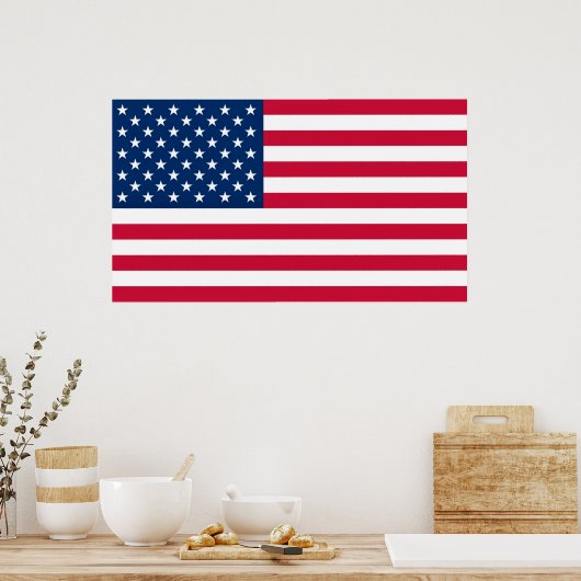 USA des American Flag Poster (Küche)