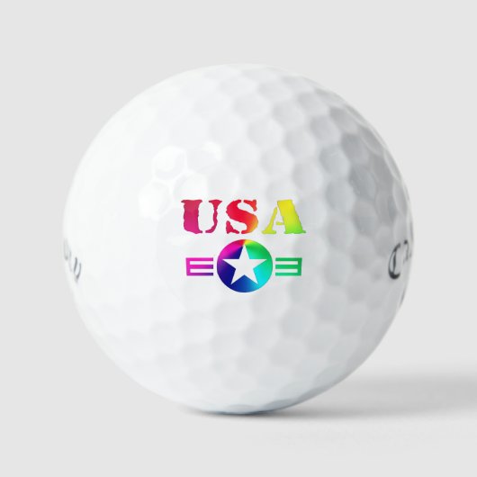 USA Design, Custom Gifts, Personalisiert Callaway Golfball (Vorderseite)