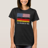 USA Deutschland Deutsche Flagge Doppelbürger Citi T-Shirt (Vorderseite)