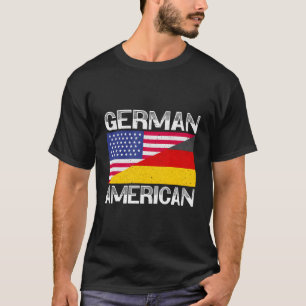 USA Deutschland Flag Deutscher Amerikaner von Steu T-Shirt