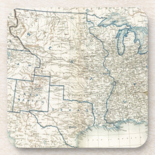 USA Dez. 1860 Getränkeuntersetzer