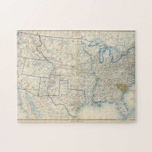 USA Dez. 1860 Puzzle (Horizontal)