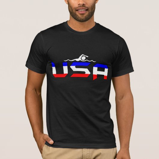 USA, die Ich-Shirt schwimmen T-Shirt (Vorderseite)