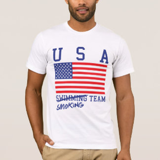 USA, die Team-Shirt rauchen T-Shirt