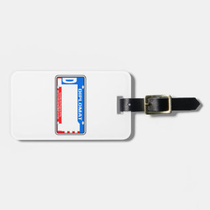 USA Diplomatisches Nummernschild Blank Gepäckanhänger