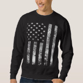 USA distressed American Flag Sweatshirt (Vorderseite)