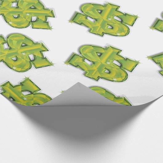 USA Dollar Geschenkpapier (Ecke)