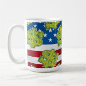USA Dollar Kaffeetasse (Links)