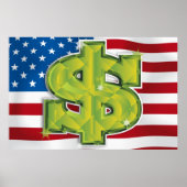 USA Dollar Poster (Vorne)