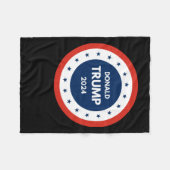 Usa Donald Trump 2024 Fleecedecke (Vorderseite (Horizontal))