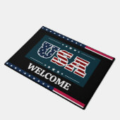 USA Doormat Fußmatte (Schrägansicht)