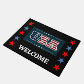 USA Doormat Fußmatte (Schrägansicht)