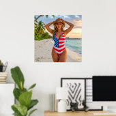 USA Dream Girl 1 Poster (Heimbüro)