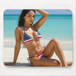 USA Dream Girl 8 Mousepad