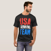 USA Drinking Team 4. Juli T-Shirt (Vorne ganz)