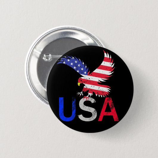USA Eagle Button (Vorne & Hinten)
