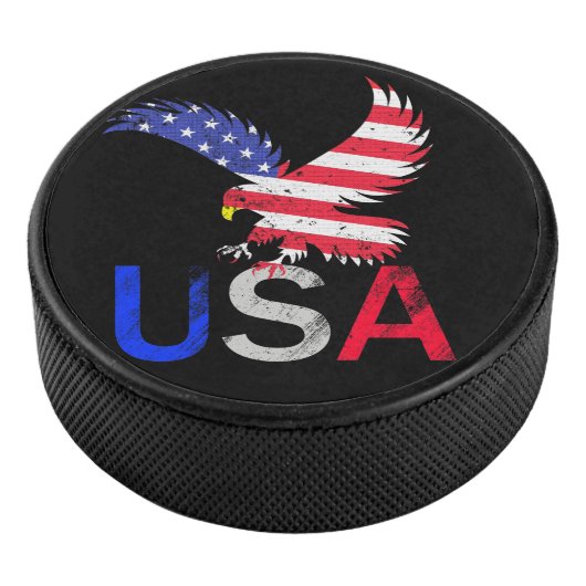USA Eagle Eishockey Puck (3/4)