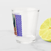 USA Eagle Fourth of July Patriotic Flag Schnapsglas (Rechts)